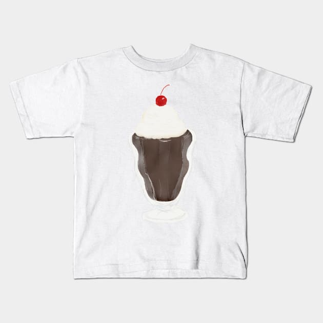 Ice Cream Sundae Kids T-Shirt by melissamiddle